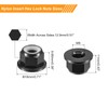 sourcing map Nylon Insert Hex Lock Nuts, 10pcs - M8