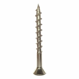 #10 x 3" Bugle Head Deck Screws, Star Drive, Stainless Steel 305, Partial Thread, Bright Finish, Type 17 Point, Quantity 100 by Fastenere