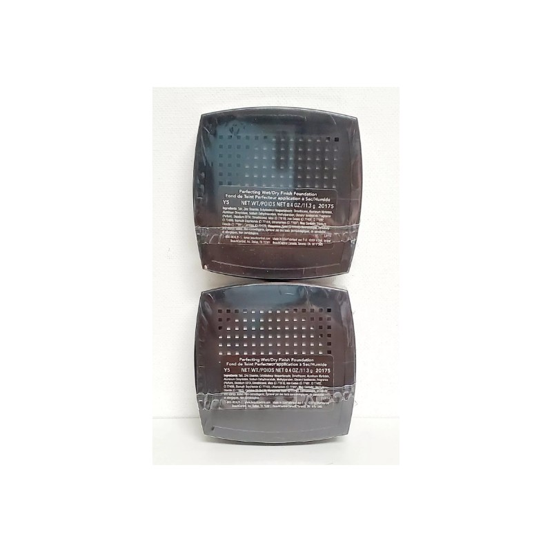 BeautiControl Perfecting Wet/Dry Finish Foundation-Y5 (2 Pack) New Sealed!