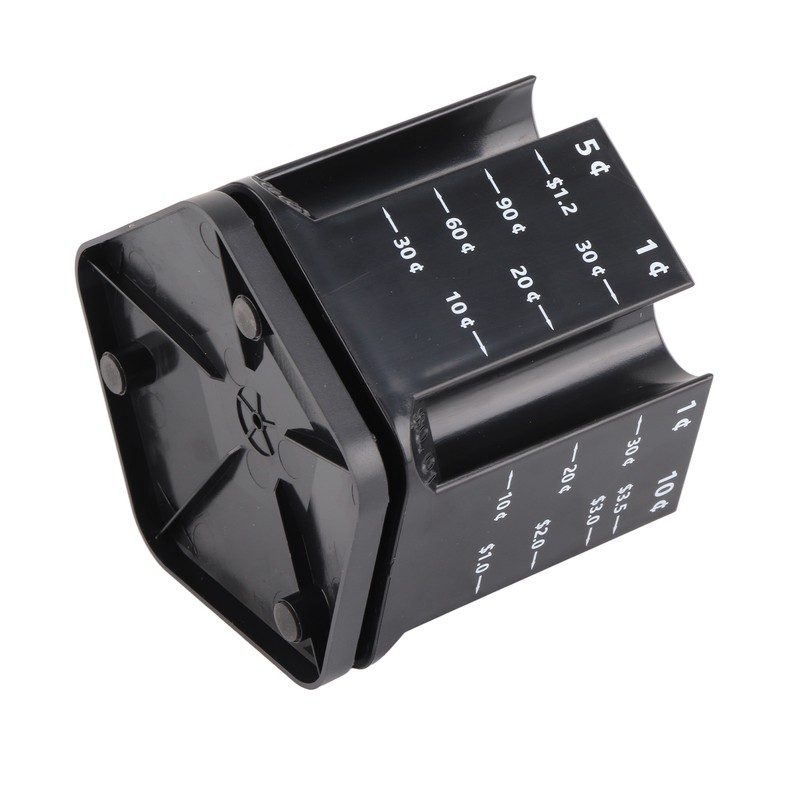 Coin Counter Coin Sorter with Pen Holder Rotatable Piggy Bank