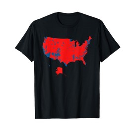 Accurate Map of 2024 Election Results T-Shirt