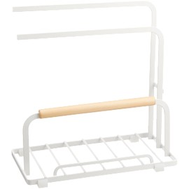 Wahei Freiz RG-0455 Tablet Stand, Dish Towel Hanger, Recipe Stand, Small Items, Kitchen Storage