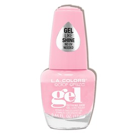 L.A. COLORS Pink Please Gel Polish, Pink Glaze CNL642