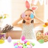 Pack of 24 Plastic Easter Eggs, Easter Eggs for Hanging,