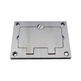 Legrand - Wiremold Wiremold Cable & Cord Management, OmniBox/Modulink Rectangular GFCI Decorator Cover Plate, Aluminum, 828GFITCAL,WM 828GFITCAL