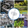 10 Pack 1/8 inch Plastic Check Valve, One Way Check