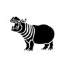 JEM Hippo Stencil