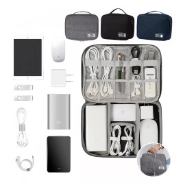 Dolores Estuche Cargador Usb Organizador Bolsa De Cables Impermeable