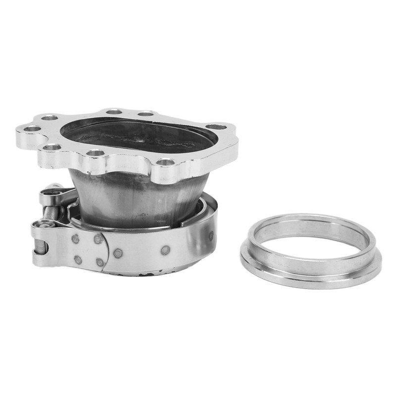 8 Bolt Turbo Downpipe Flange Stainless Steel 2.5in V Band