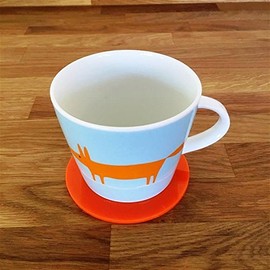 Round Coaster Set - Orange - Set of 4