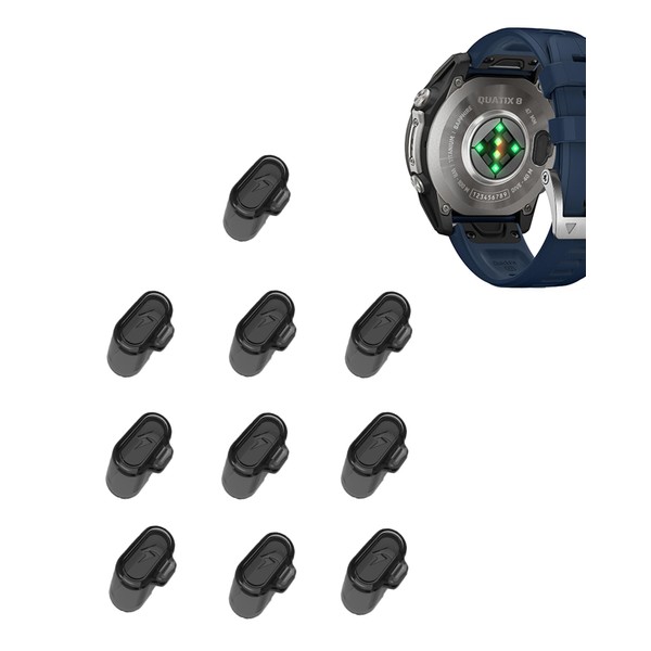 10 Pack Charger Port Protector for Garmin quatix 8 47MM,BOVUGAC