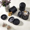 Meanplan 12 Pcs Tea Tin Canister with Airtight Double Lids