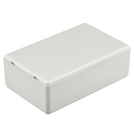 sourcing map Dustproof Junction Box 92x58x32mm ABS for Electrical Project (Gray, Pack of 2)