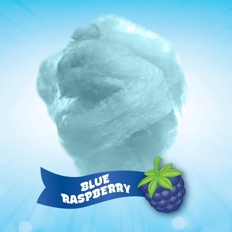Cotton Candy 10 Pack, 10 Bags each 0.42oz, Blue Raspberry