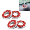 RGOAANC 4PCS Bling Car Inner Door Lock Covers, Automotive Interior