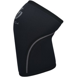 Knee Sleeves (1 Pair), 7mm Neoprene Compression Knee Braces, Great Support for Cross Training, Weightlifting, Powerlifting, Squats, Basketball and More (Black, Small)