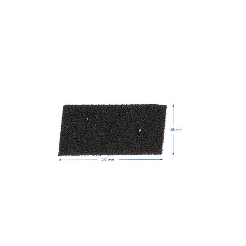 4X Foam Sponge Filter 8015250474909 Replacement for Bauknecht Privileg Whirlpool