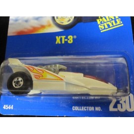 Hot Wheels Xt-3 #230 ALL Blue Card Red Tint Canopy W/basic Wheels