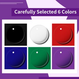 OPENLUVE 10ml Nail Polish Set 6 Colors Black White Red Deep Blue Dark Green Deep Purple All Seasons Neutral Color Quick Dry Nail Polish Set for Women Salon DIY Nail Art