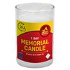 Ner Mitzvah Yahrzeit Memorial Candles - 1 Day Yahrzeit Candle