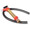 E-cowlboy 34060-0130 Premium Brass Marine Engine Oil Pump, 10.25" Length,