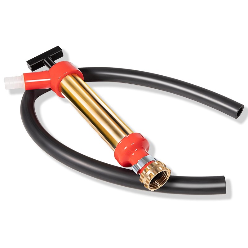 E-cowlboy 34060-0130 Premium Brass Marine Engine Oil Pump, 10.25" Length,