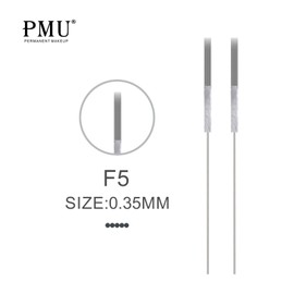 PMU Tattoo Needles, Pack of 100 Sterile Disposable Needles R1/R3/R5/F5 Only for Our Tattoo Machine Model K6