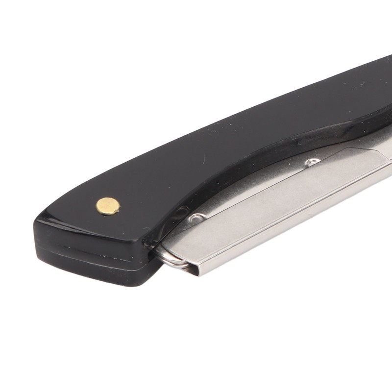 Beard Blade Holder Stainless Steel Foldable Manual Barber Straight Edge