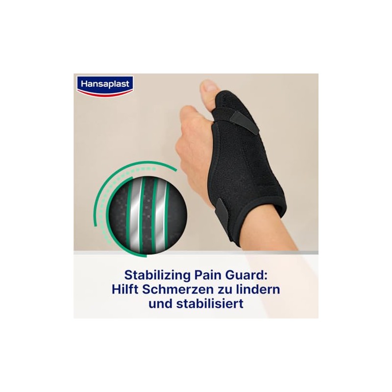 Hansaplast Protective Stabilising Thumb Brace Thumb Splint Supports & Relieves