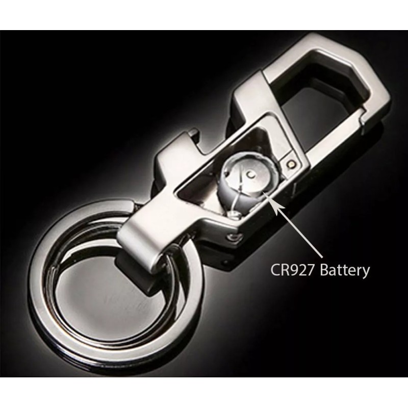Tika LED Light Bottle Opener Key Chain - Zinc Alloy,