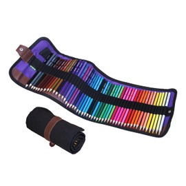 ALIENDUDU Colored Pencils, Art Pencils, Set of 50 Colors, Art Supplies Set, Oil Colored Pencils, Coloring, Drawing, Stationery, Gift for Kids, Students, Adults, School Materials, Indoor Picture Making, Memorabilia Recommendation, Storage Case with Pencil