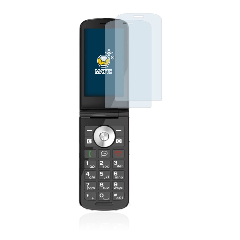 brotect 2x Anti-Glare Screen Protectors Compatible with Emporia TOUCHsmart.2 Matte