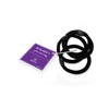 Nekava Hair Bobbles Black - Original Hair Bands 6 Braided