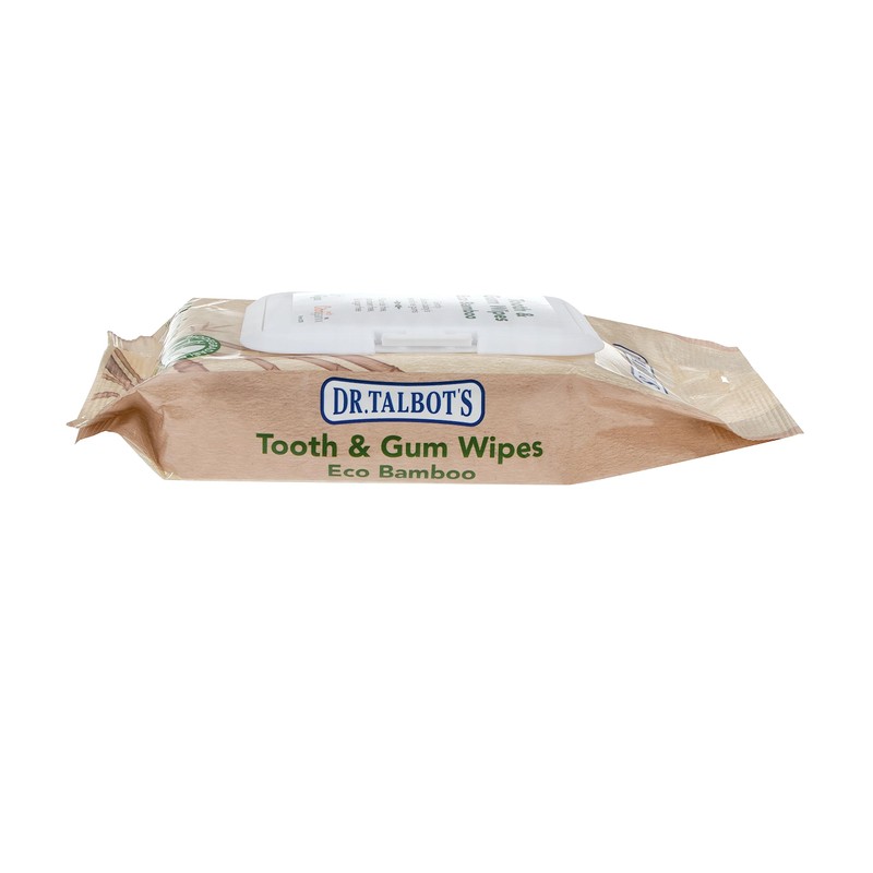 Dr. Talbot's Eco Bamboo Baby Tooth and Gum Wipes Naturally