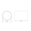 Ø 125mm, 300-500mm Length White Plastic Round Telescopic Pipe -