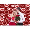 Alltten 7x5ft Red Hearts Backdrop Early 2000s Photo Backdrops Valentines