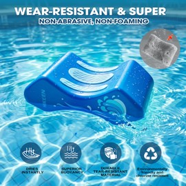 Hikeen Durable Swim Training Pull Buoy, Quick-Dry & Non-Slip Pull Buoy Leg Float, Won't Break Pool Training Aid Legs and Hips Support for Adults, Kids, and Beginners
