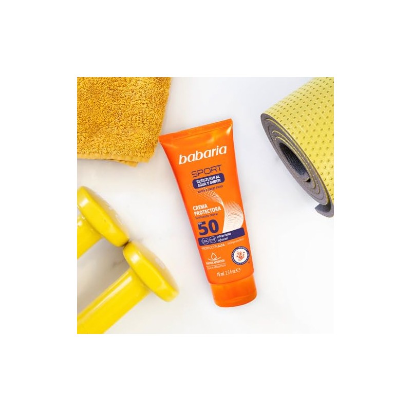 Babaria - Bloqueador Solar Facial Sport FPS 50 | Protector