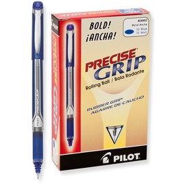 3 Dozen-Total 36 Pilot Precise Grip Liquid Ink Rolling Ball Pen Bold Blue 28902