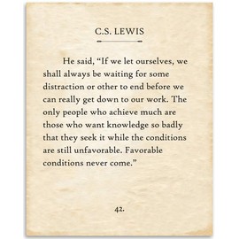 C.S. Lewis - If We Let Ourselves - 11x14 Unframed Typography Book Page Print - Great Gift for Historical, Biblical and Theologian Book Enthusiasts Under $15