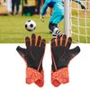 2pcs Soccer Gloves Nylon Polyurethane Fiber Latex Breathable Strong Grip