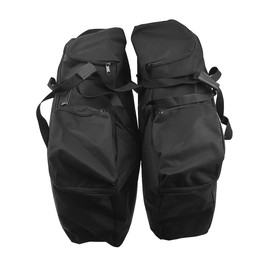 HCmotorku Bolsa de almacenamiento para alforjas de motocicleta para Harley Touring Road King Electra Street Glide Standard 1993-2022, Negro, CB