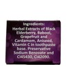 Essential Palace 6 Pk BLACK ELDERBERRY Toothpaste By Essential Palace