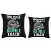 Kuhli Loach Fish Lover Freshwater Aquarium Fish Throw Pillow