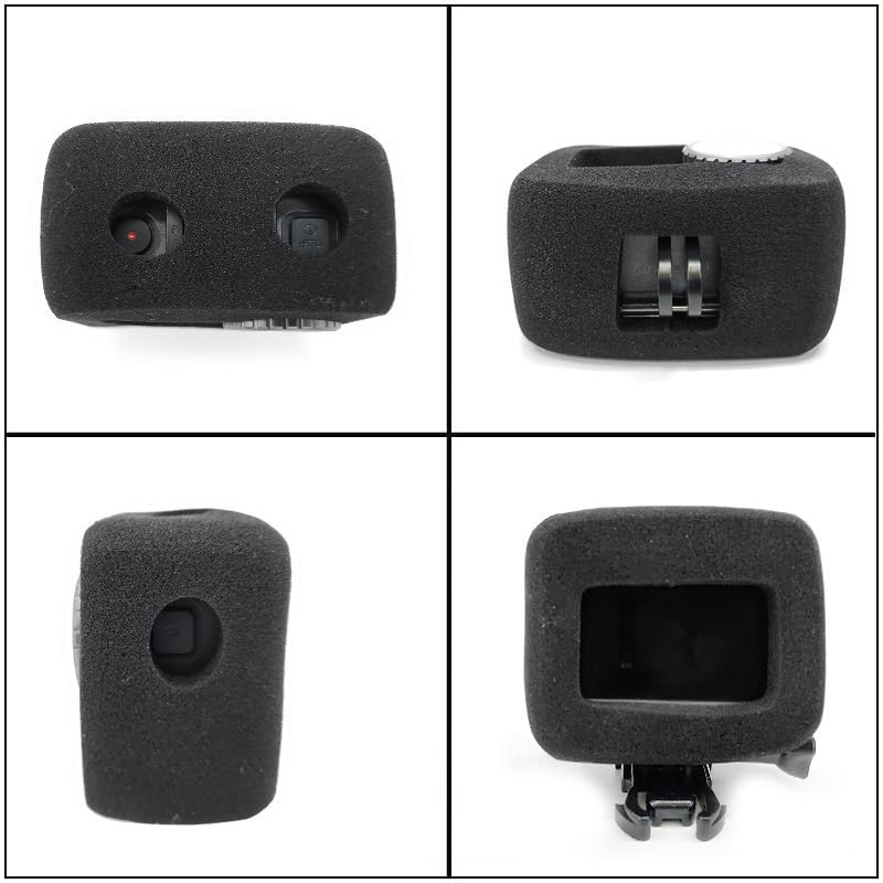 Sports Camera Wind Hood for Dji Action5Pro/4/3 Noise Canceling Sponge