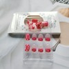 24 Pcs Press on Nails Short Square - MINGCHUN Pink