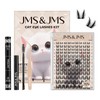 JMS&JMS Bunny Lash Clusters Kit, Anime Eyelash Clusters with Spikes,