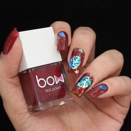 Whats Up Nails - Botanical Garden Opal Duochrome Nail Art Design Stickers (Green)