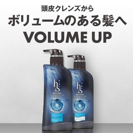 h&s for men Volume Up Shampoo Pump + Refill Set, 12.5 fl oz (370 ml+300 ml) for Men