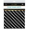 Deco Foil Clear Toner Sheets 8.5"x 11" 2 pack -